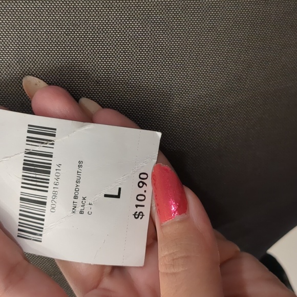 Forever 21 Sheer Bodysuit NWT Sz L - Picture 3 of 3